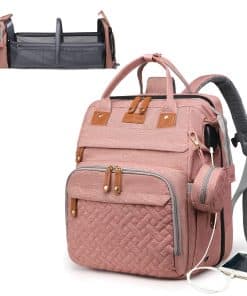 Bolsa de pañales Astro Alan Baby con -Rosa