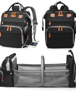 Bolso para Pañales Astro Alan Baby con Estación de Cambio,