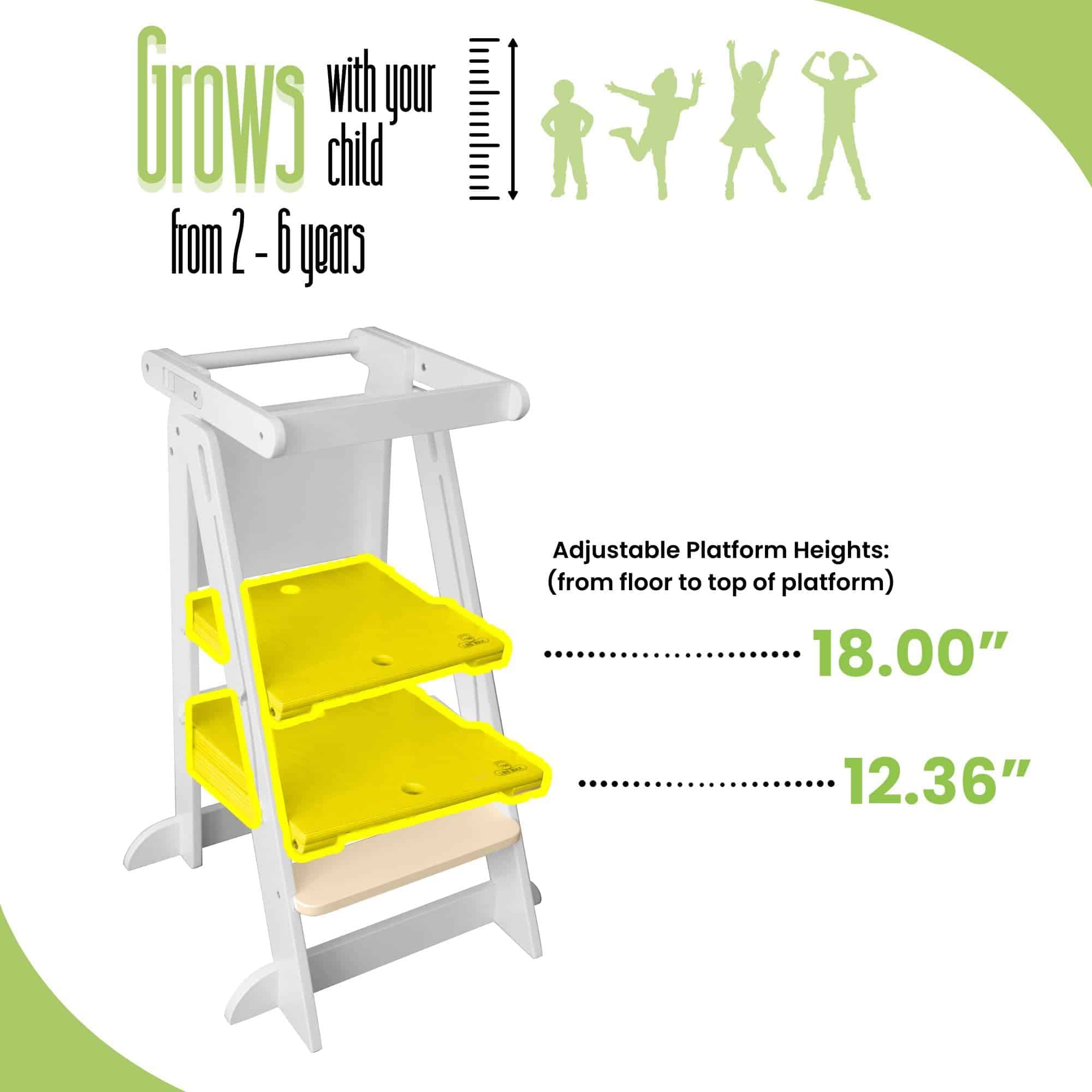 Little Partners Learn 'N Fold Learning Tower Folding Stool - Imagen 5