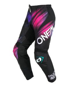 Pantalones para mujer O'NEAL Element Voltage Negro/Multi 7/8