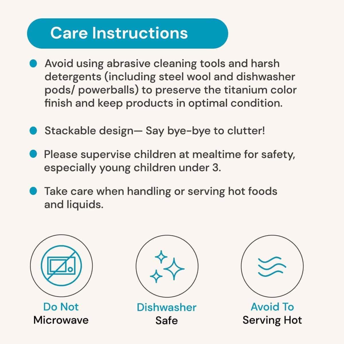 Juego de Cuencos de Acero Inoxidable Ahimsa para Niños - - Imagen 9