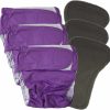Paquete de 3 pañales de tela para adultos con -Morado