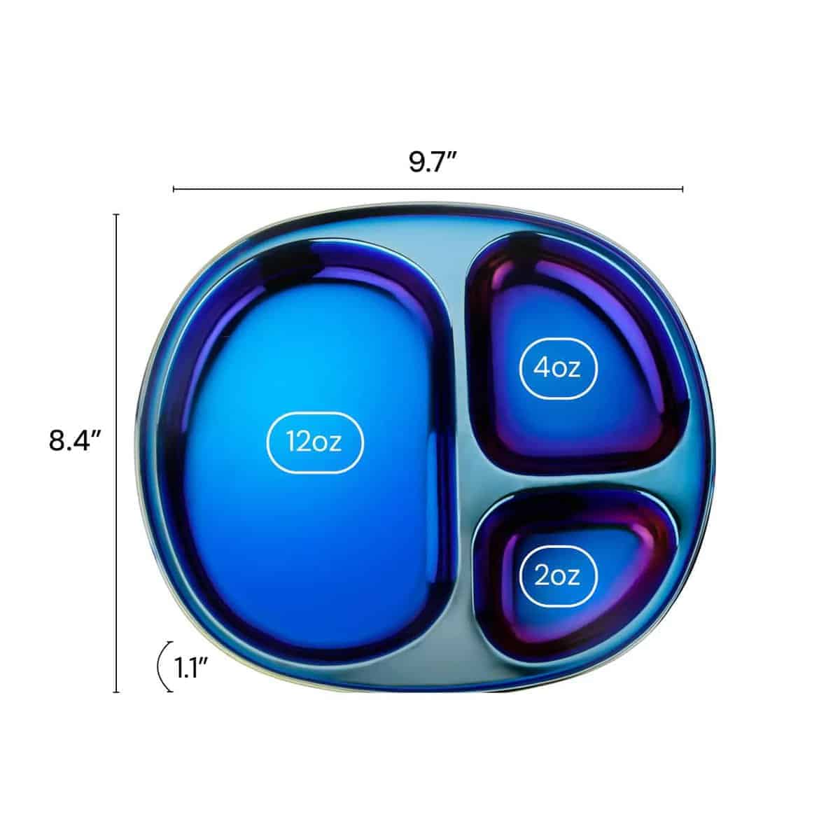 Platos de Acero Inoxidable para Niños Ahimsa - Platos - Imagen 6