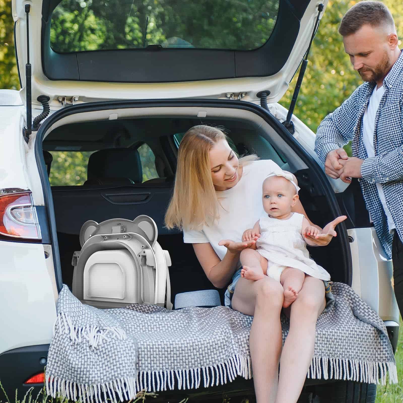 MoreFeel Bañera Plegable para Bebés Recién Nacidos con - Imagen 8