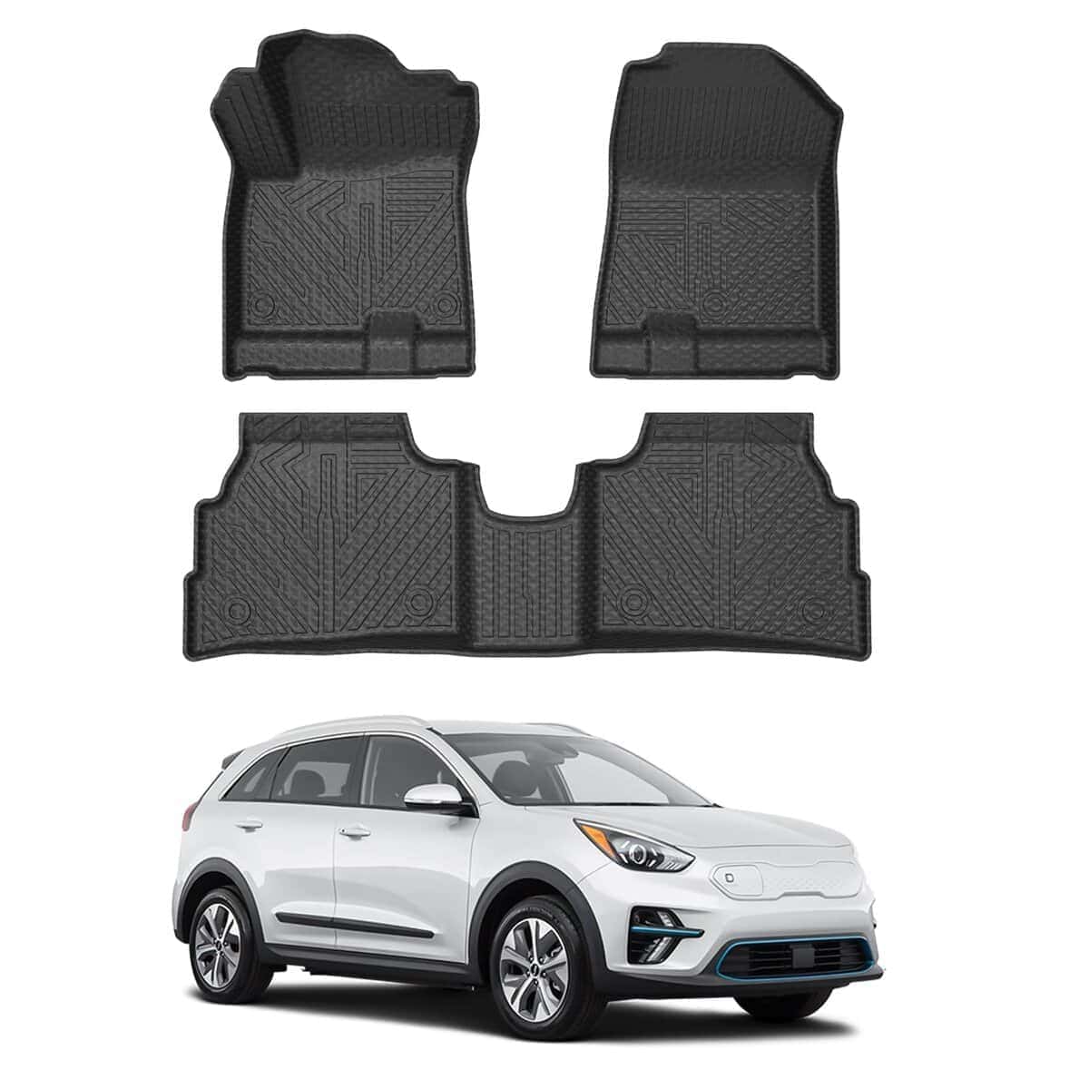 Tapetes de piso Mixsuper personalizados para Kia NIRO EV