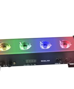 Luz de Escenario LED Par Bar Wall Wash, SENLAN 4pcsX3W RGB