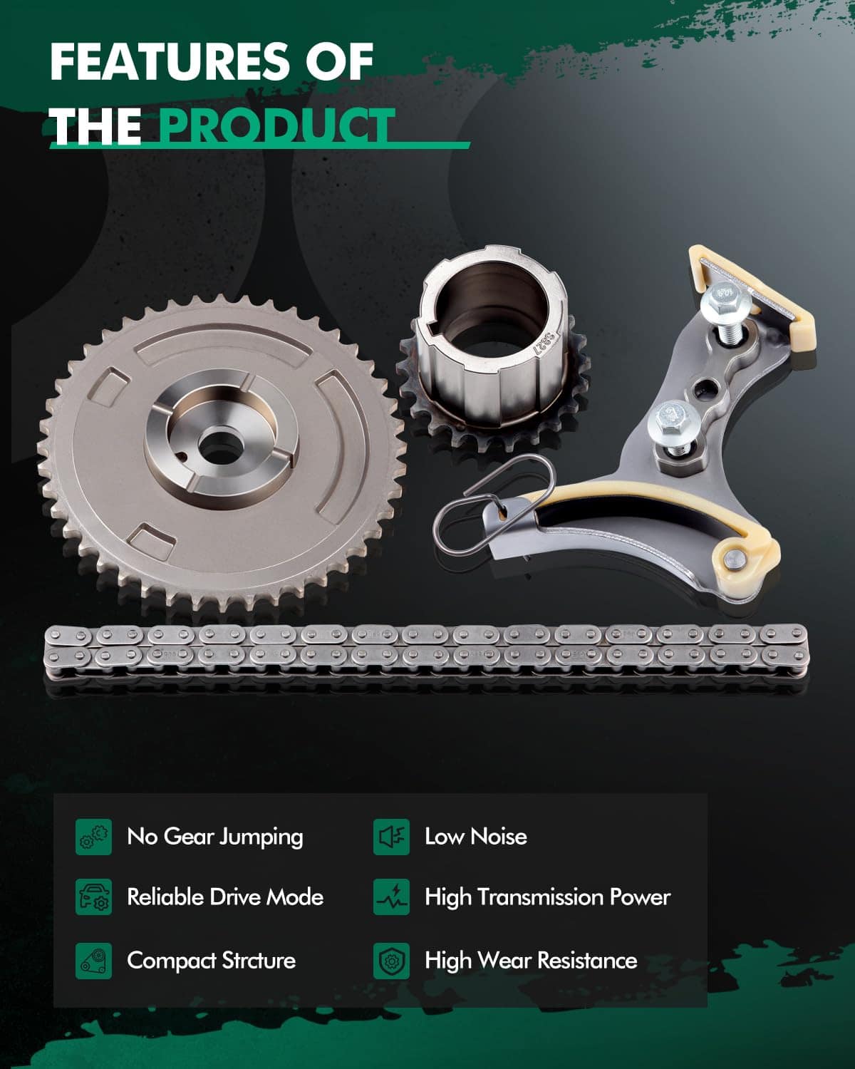 Kit de cadena de distribución del motor SCITOO - 9-5490 - Imagen 8