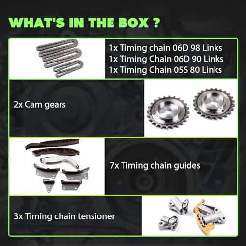 Kit de Cadena de Tiempo SCITOO adecuado para HYUNDAI D4Cb - Imagen 3