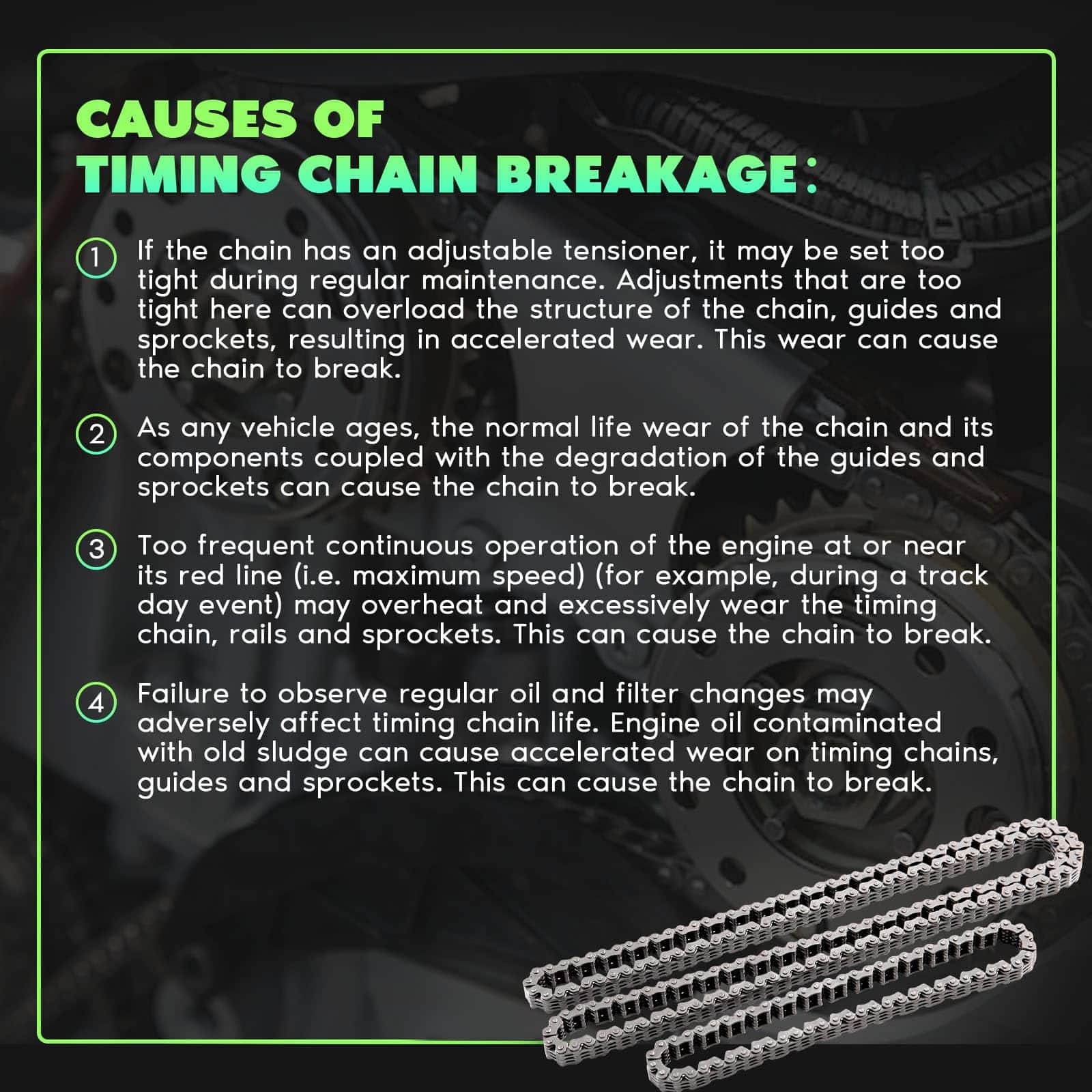 Juego de Cadena de Tiempo del Motor SCITOO para Acura ILX - Imagen 4