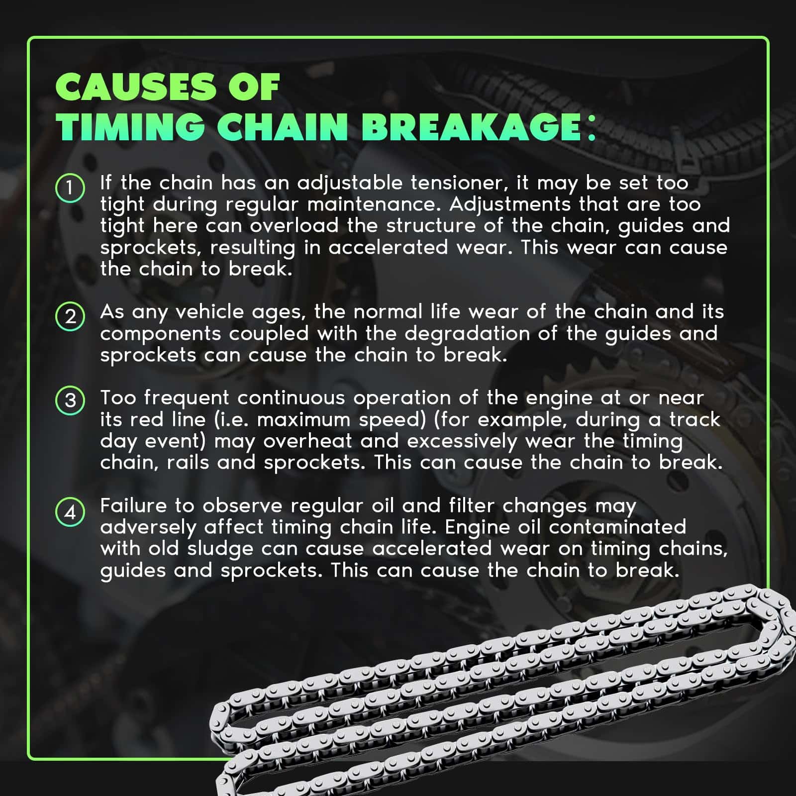 Kit de Cadena de Tiempo del Motor con Bomba de Agua SCITOO - Imagen 4