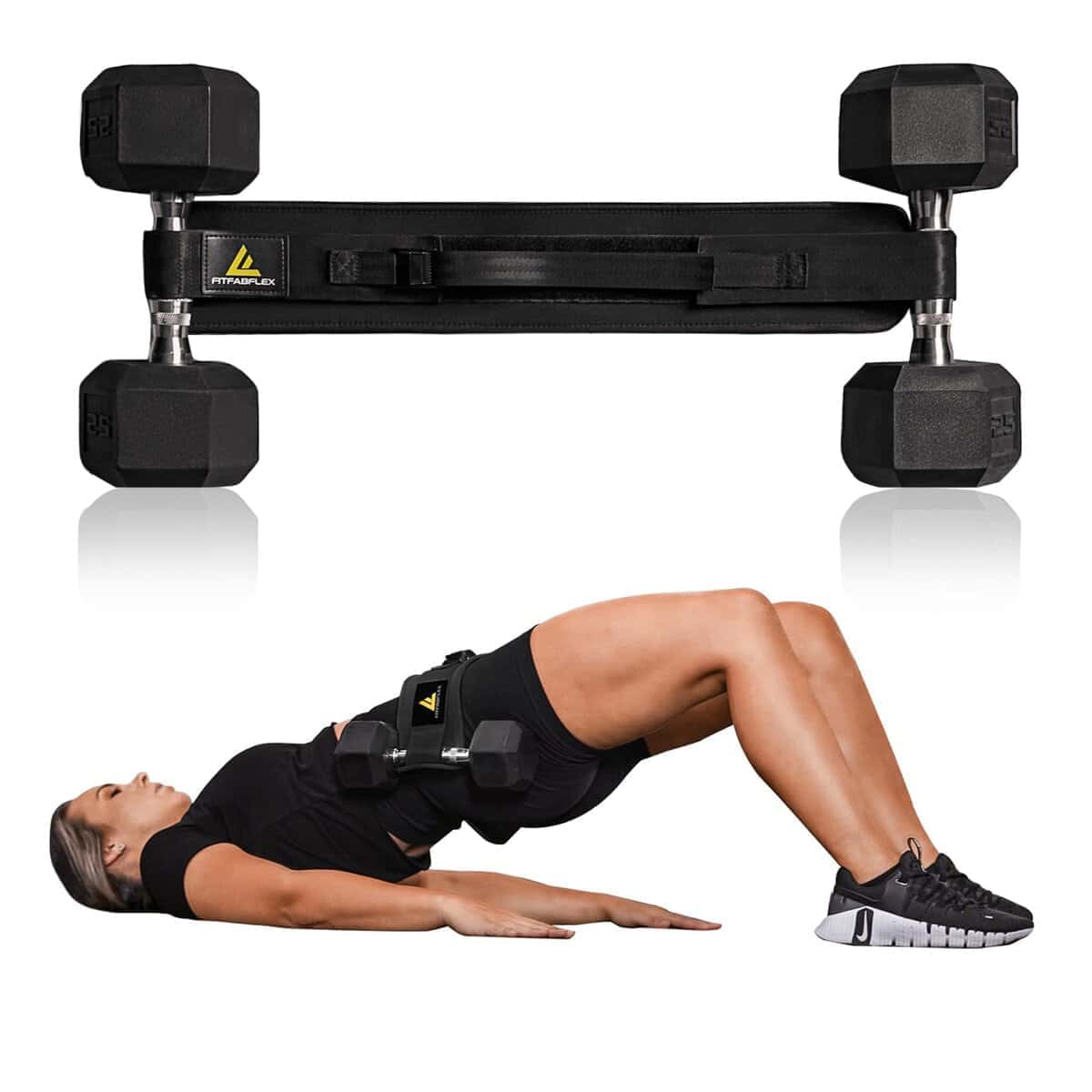 Cinturón FITFABFLEX para Hip Thrust con Pesas, Equipo de