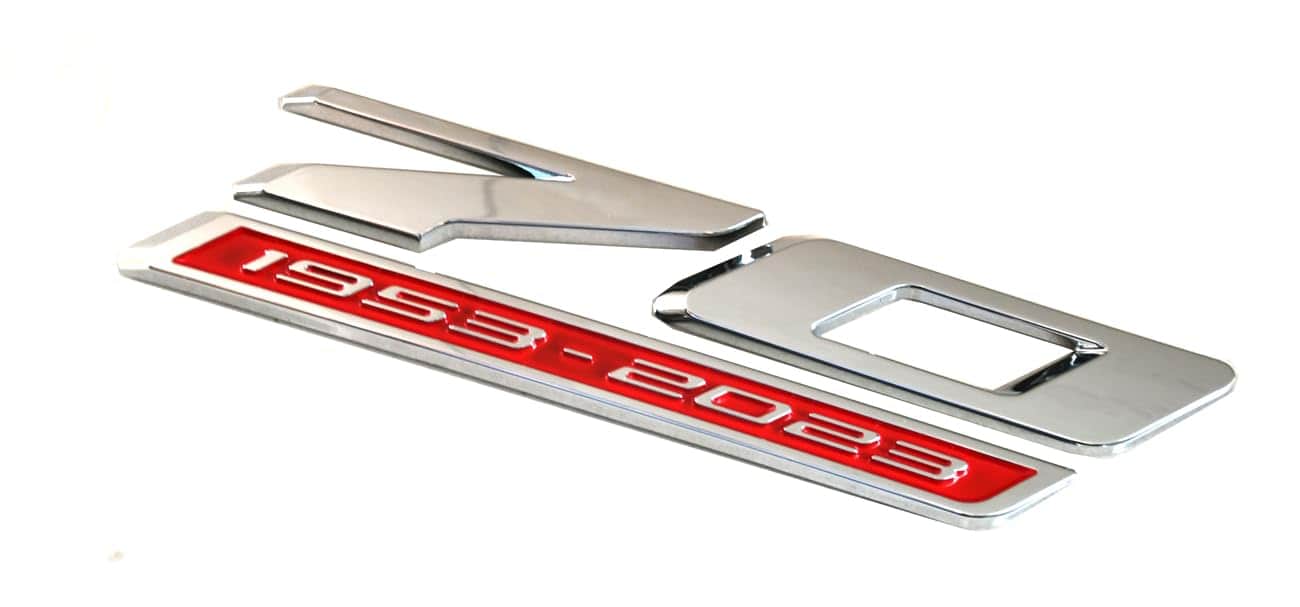 2pcs 70th Anniversary Side Emblem 3D Badges de Reposición - Imagen 5