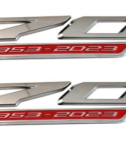 2pcs 70th Anniversary Side Emblem 3D Badges de Reposición