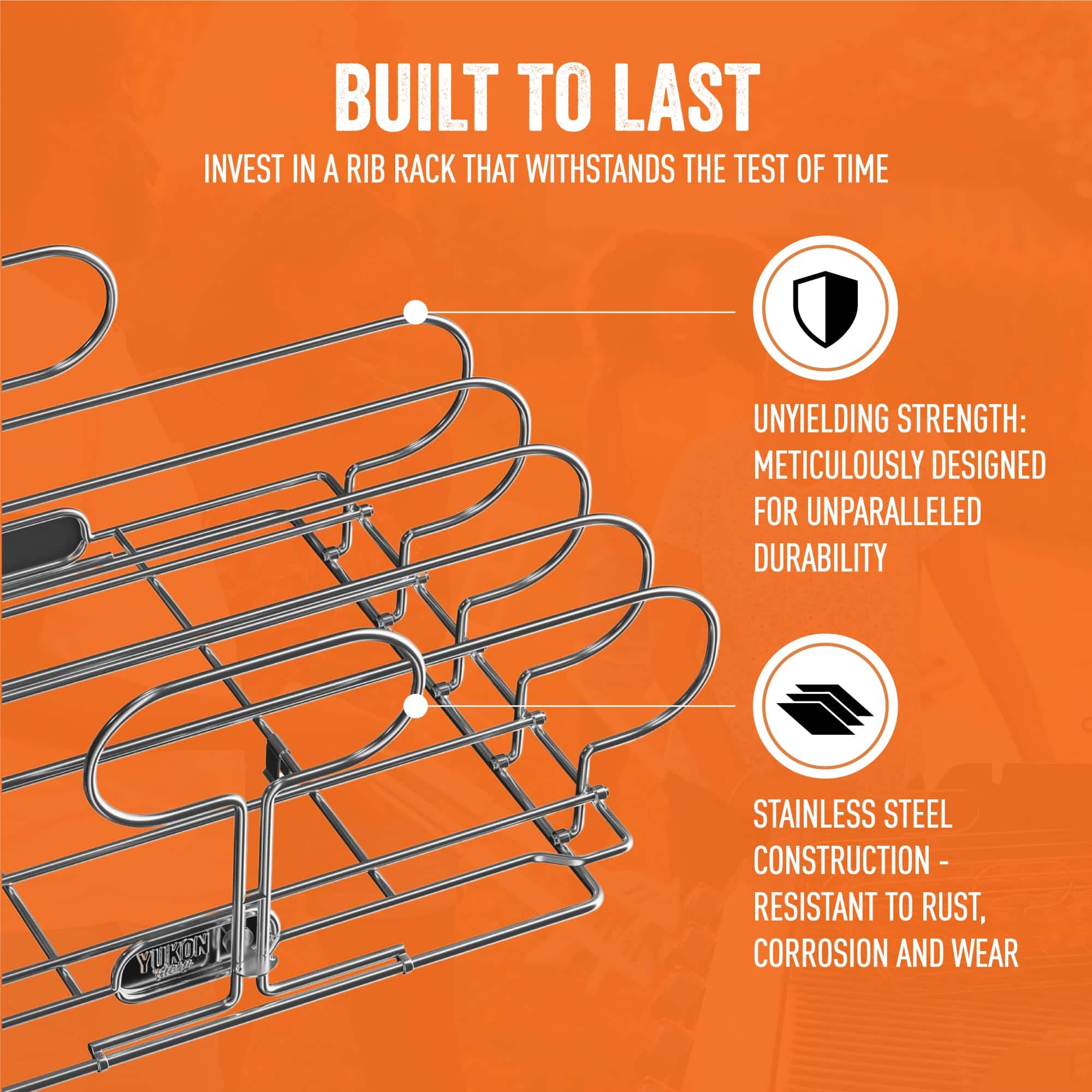 Racks para Costillas Yukon Glory para Asar y Ahumar | - Imagen 8