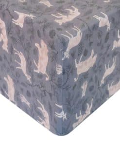 Sábana de Cuna Ajustable de Punto de Primera Calidad Timber