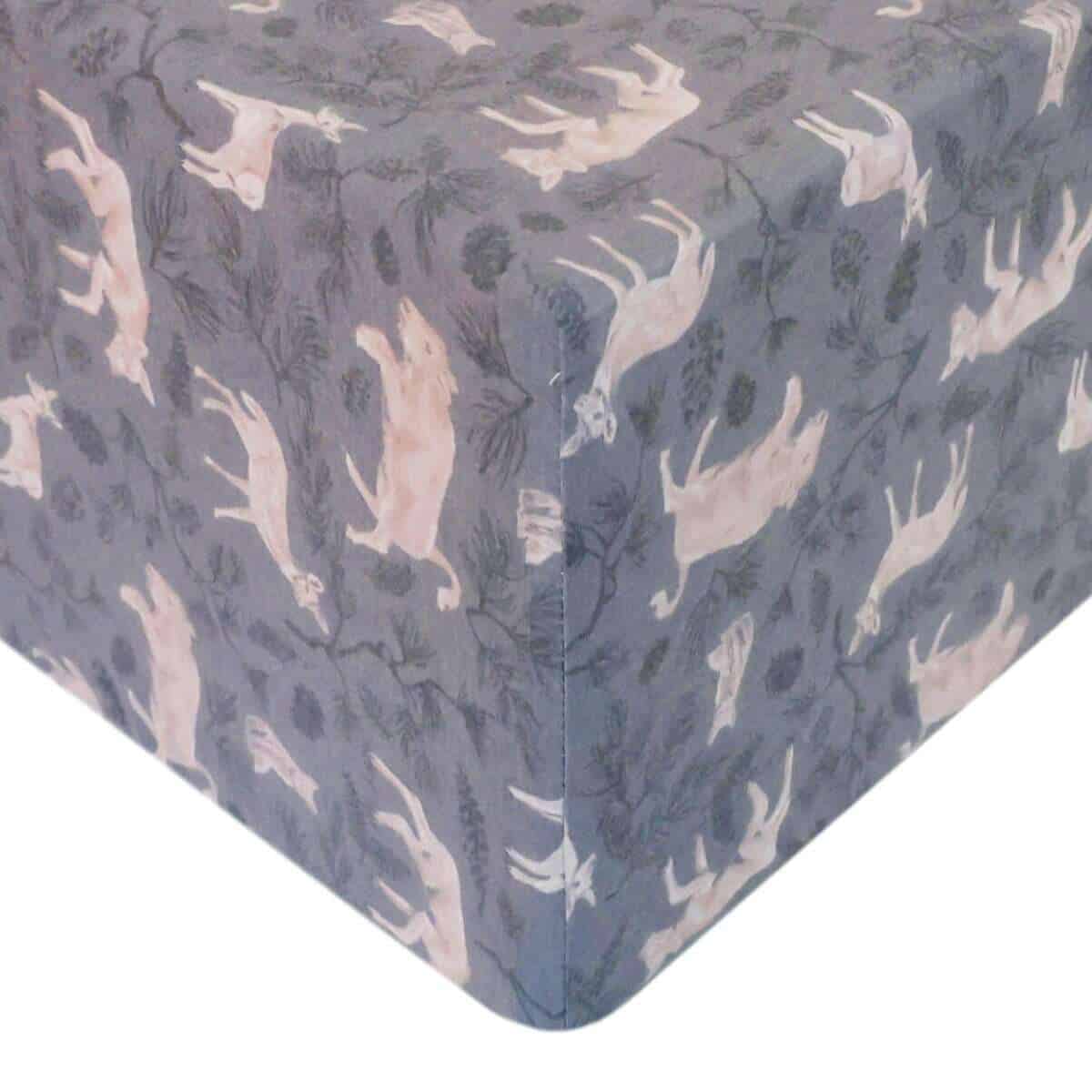 Sábana de Cuna Ajustable de Punto de Primera Calidad Timber