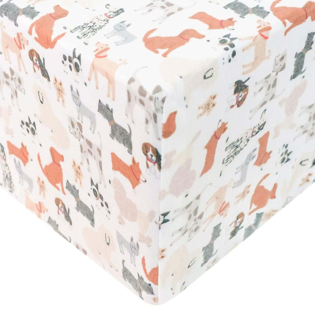 Sábanas de Cuna de Punto Premium Copper Pearl: -Rufus