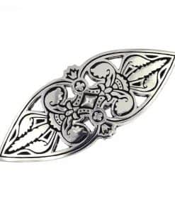 GaelSong Slide para cabello de peltre sólido con pasador de