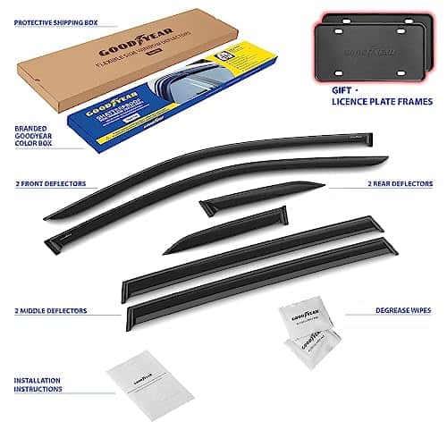 Deflectores de ventana irrompibles Goodyear -Premium Smoke - Imagen 7