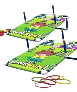 Juego de lanzamiento de bolsas de frijol 2 en 1 para niños