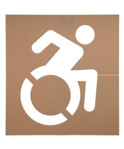 Plantilla de estacionamiento para discapacitados de 39"