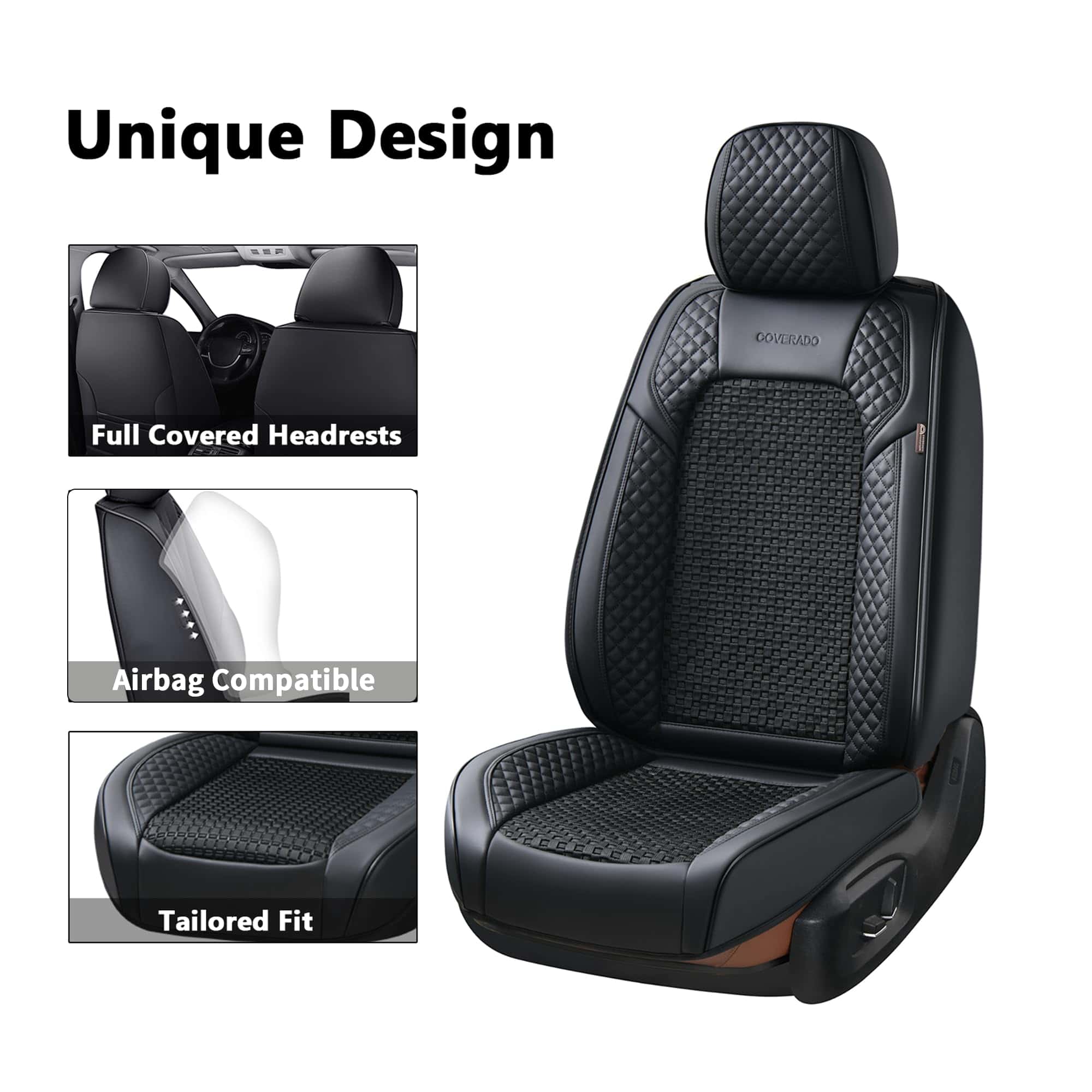Cubiertas de Asiento para Automóvil, Juego Completo de 5 - Imagen 5