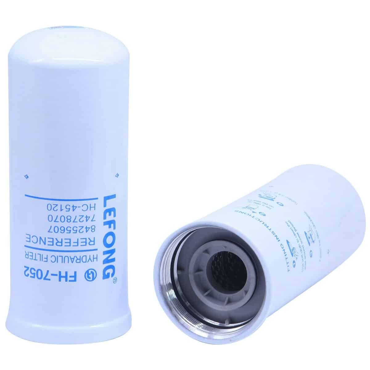 Filtro Hidráulico LEFONG FH-7052 Reemplaza 84255607,