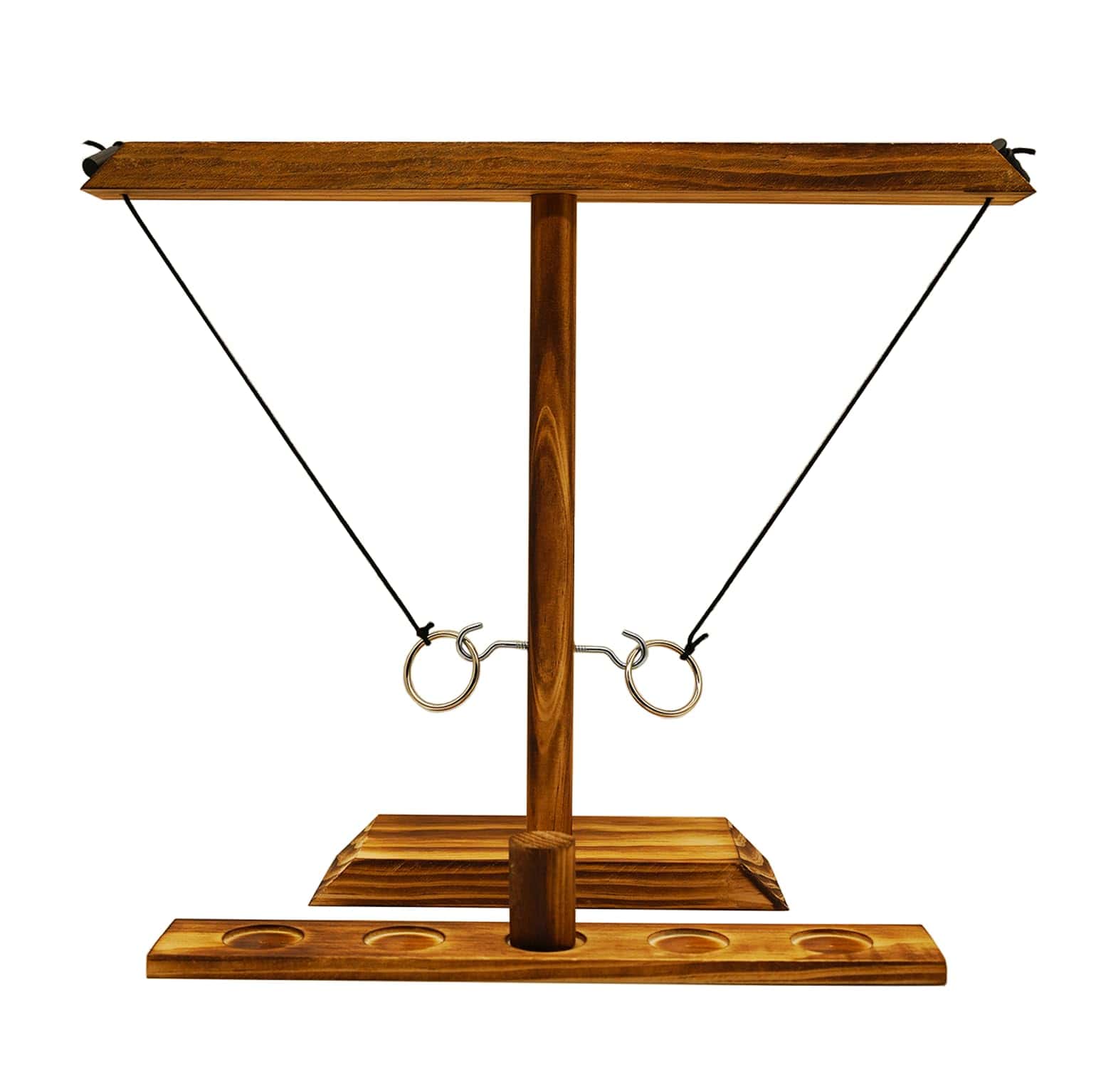 Juego de Anillo con Gancho YOMCH, Juego de Madera Divertido