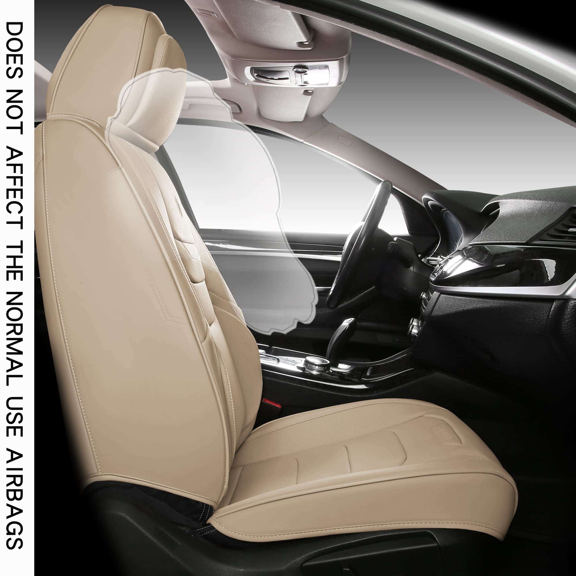 Juego de Fundas de Asientos de Cuero de Cobertura Completa - Imagen 3