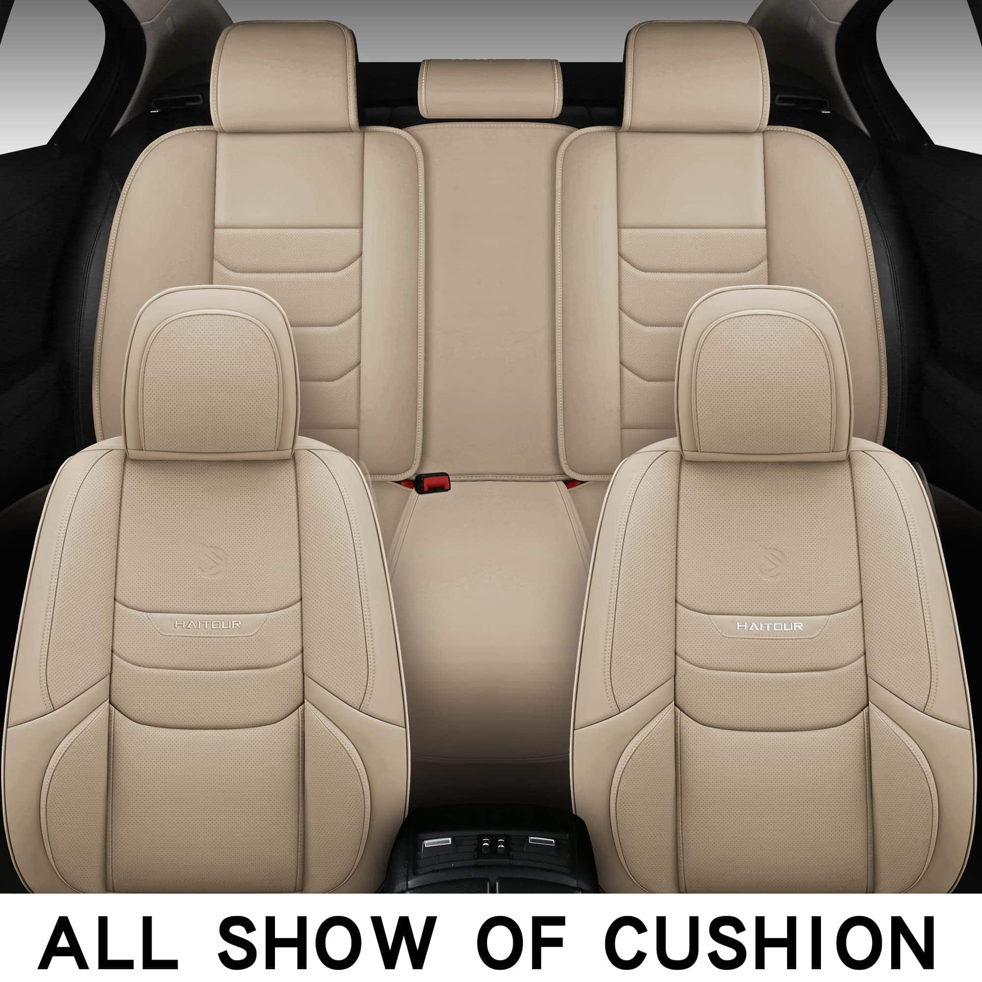 Juego de Fundas de Asientos de Cuero de Cobertura Completa - Imagen 6