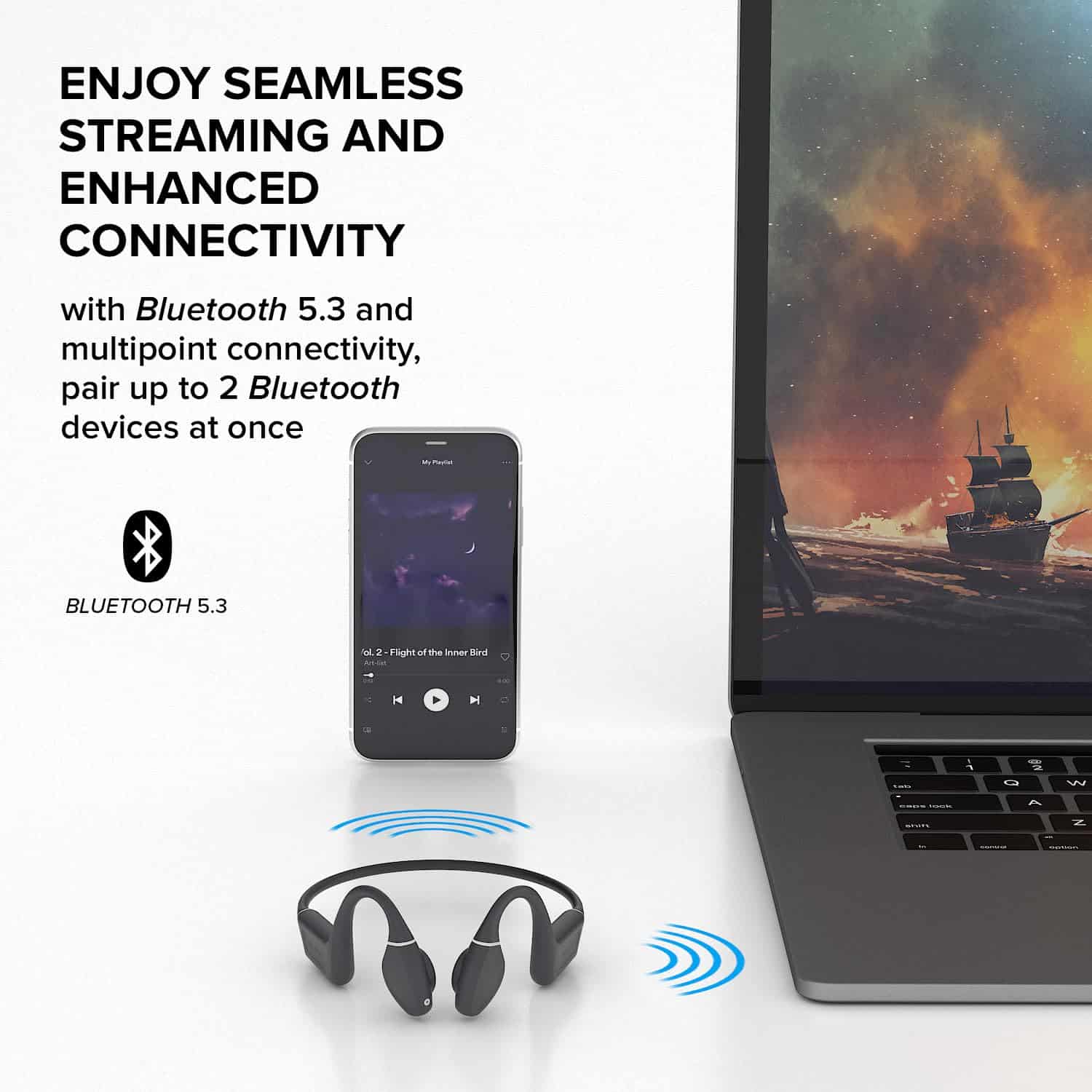 Auriculares inalámbricos de conducción ósea Creative - Imagen 8