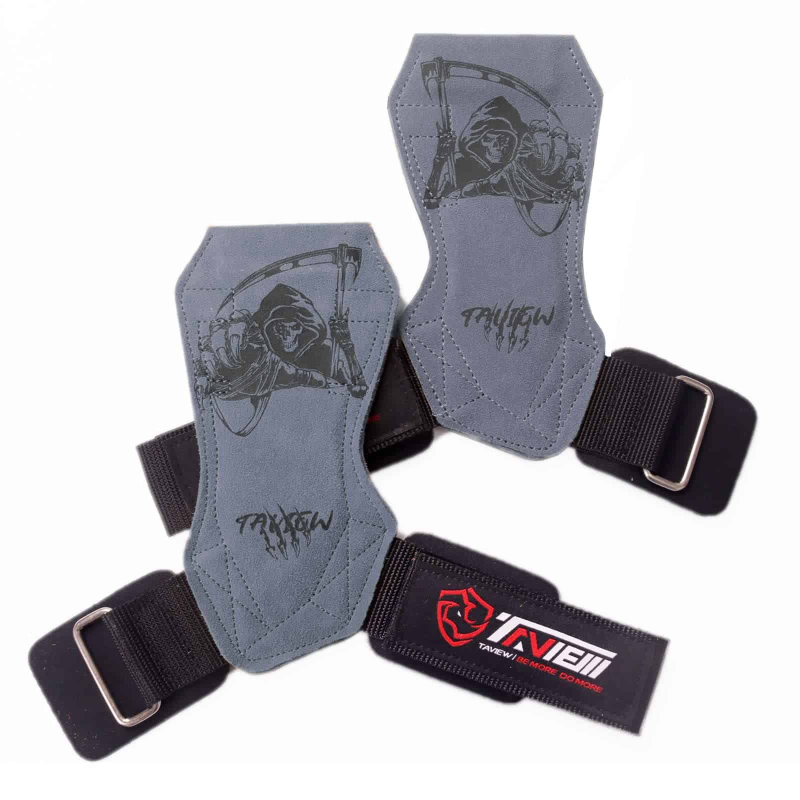 Correas de muñeca para levantamiento de pesas -gris