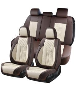 Fundas de asiento de automóvil de cuero Coverado Juego
