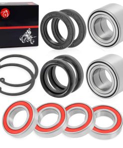 Kit de Sello de Cojinete de Rueda Delantera y Trasera +