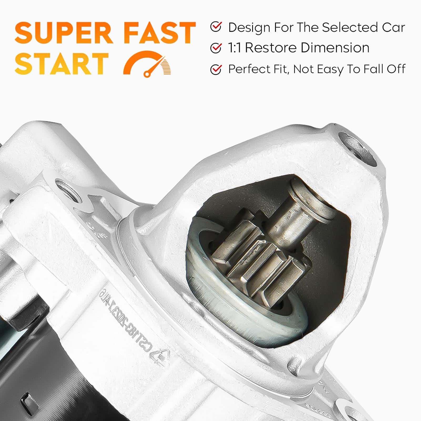 Arrancador para Mercedes-Benz C230 2003-2005 1.8L, C250 - Imagen 3