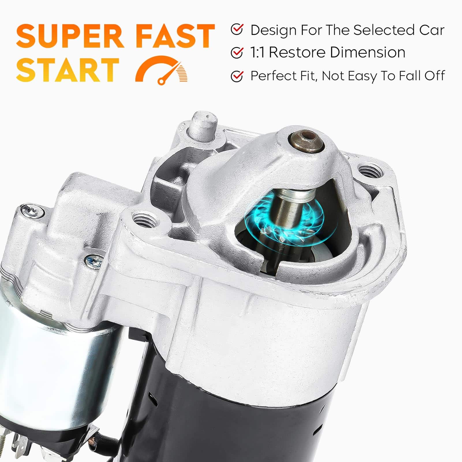 Arrancador para Volvo 850 1993-1997, C70 1998-2004, S40 y - Imagen 3