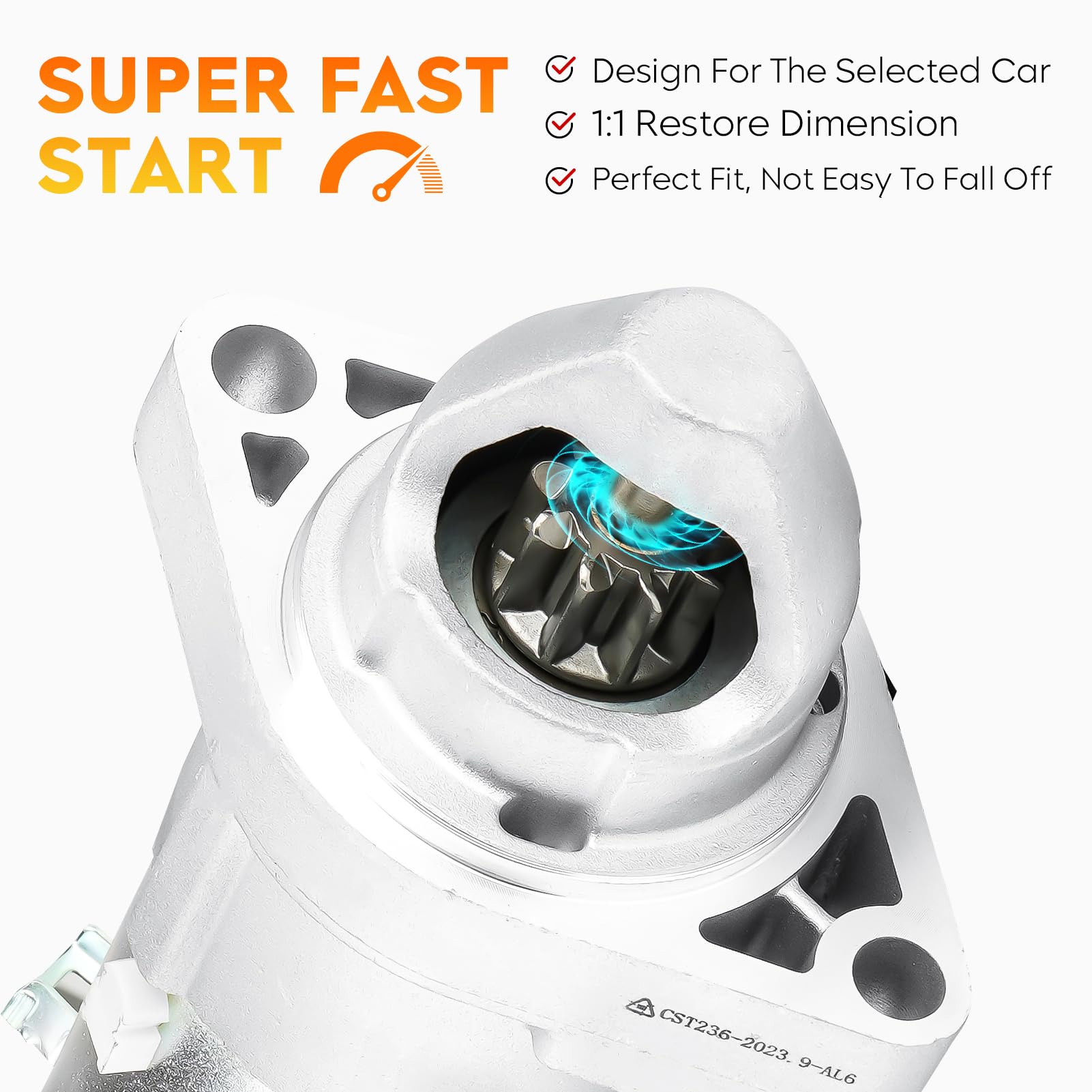 Arrancador para Acura RSX 2002 2003 2004 2005 2006 2.0L L4, - Imagen 3