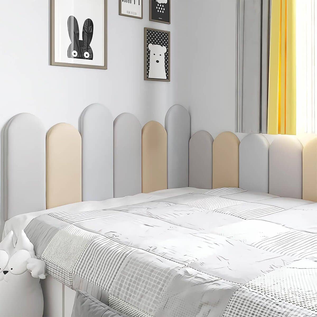 Panel de Pared de Protección Infantil para Niños con - Imagen 6