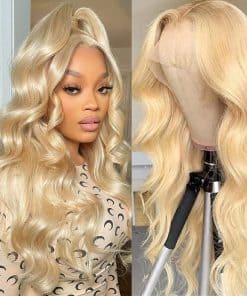 Pelucas de Encaje Rubio GIANNAY - Ondas Sueltas, Peluca