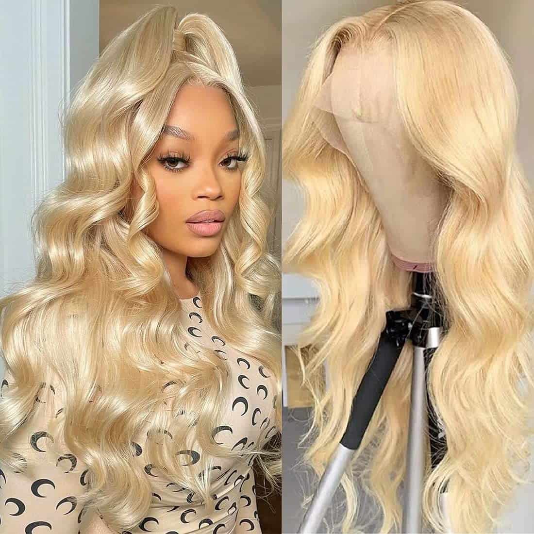 Pelucas de Encaje Rubio GIANNAY - Ondas Sueltas, Peluca