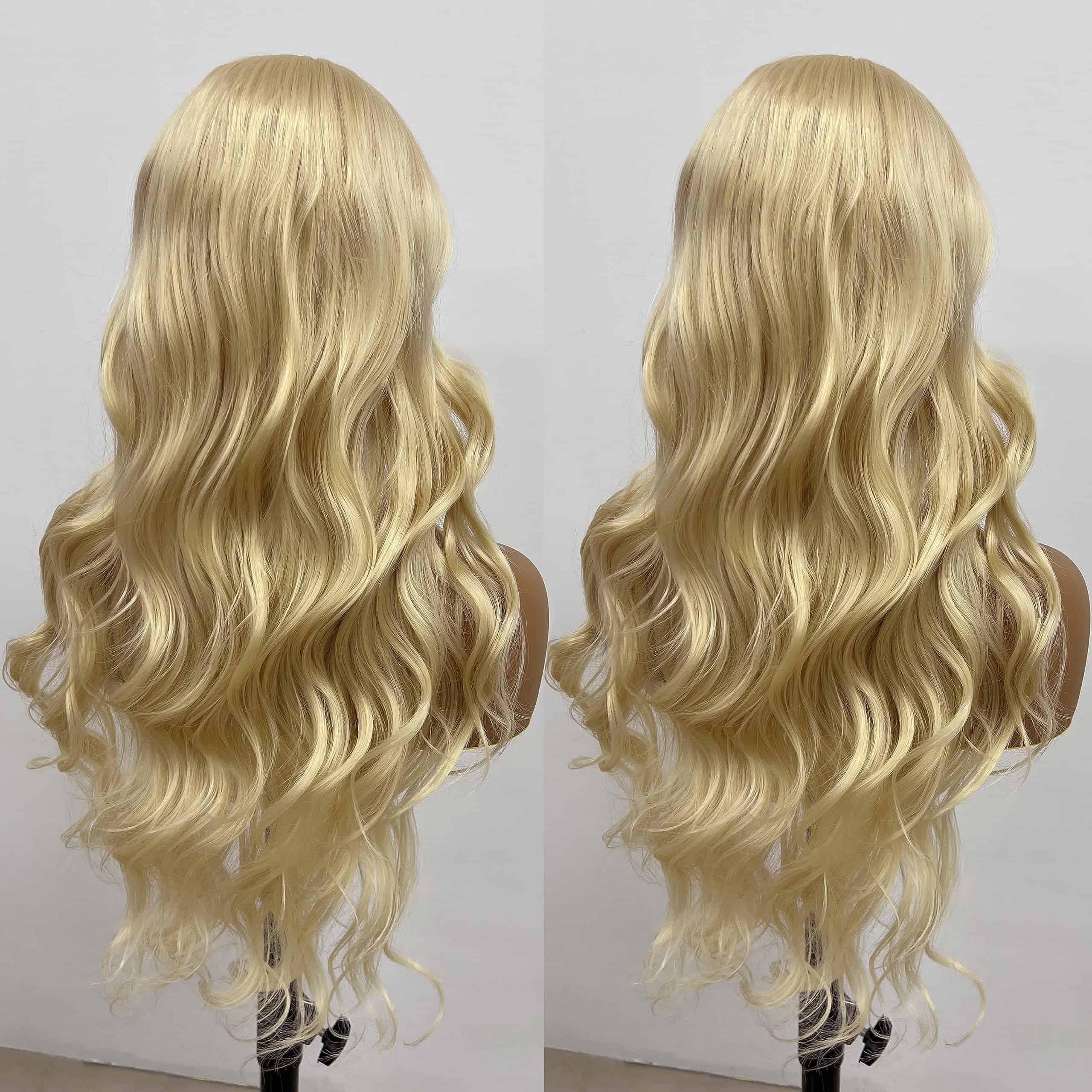 Pelucas de Encaje Rubio GIANNAY - Ondas Sueltas, Peluca - Imagen 5