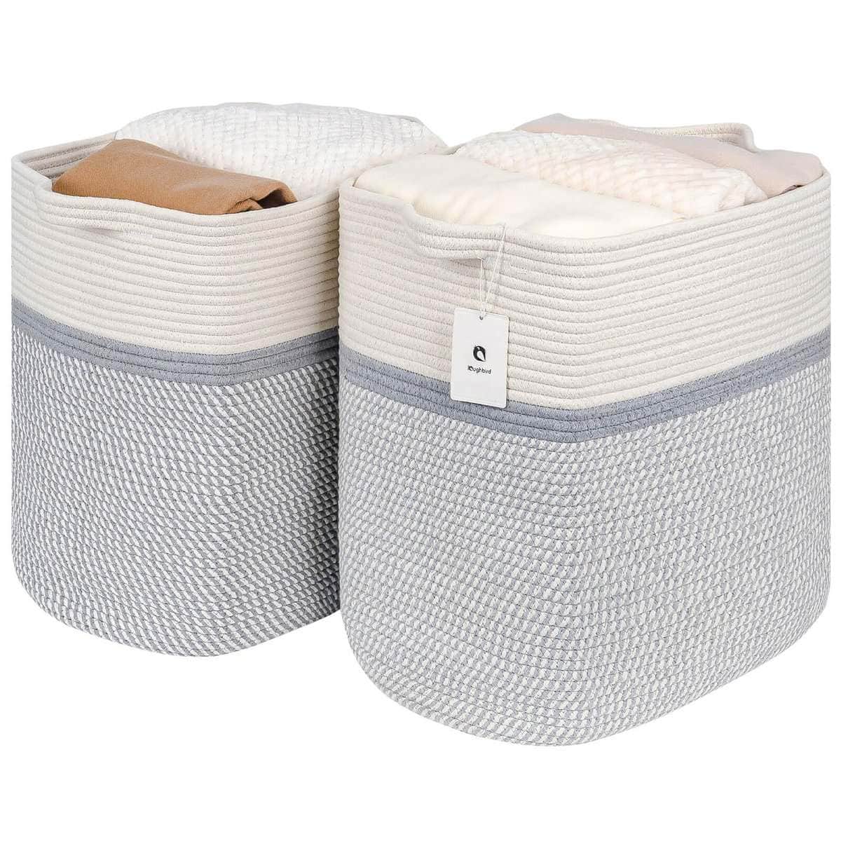 Canastas de Almacenamiento Laughbird para Ropa, Cesta de