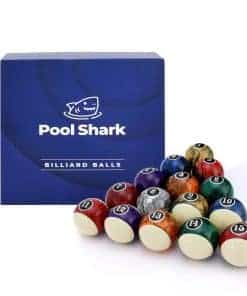 Conjunto de Bolas de Billar de Mármol Pool Shark