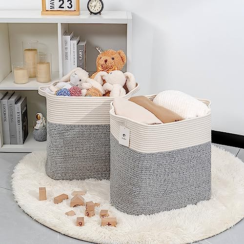 Canastas de Almacenamiento Laughbird para Ropa Cesta de - Imagen 5