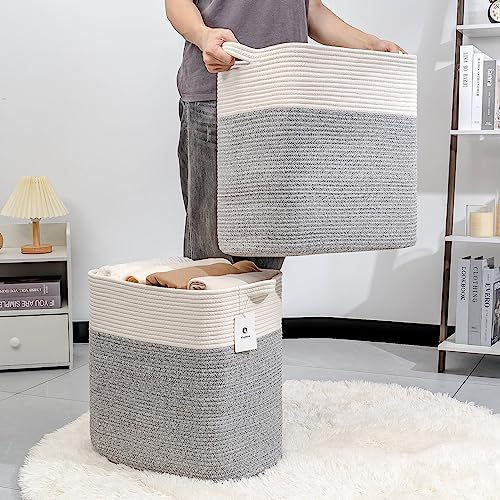 Canastas de Almacenamiento Laughbird para Ropa Cesta de - Imagen 3