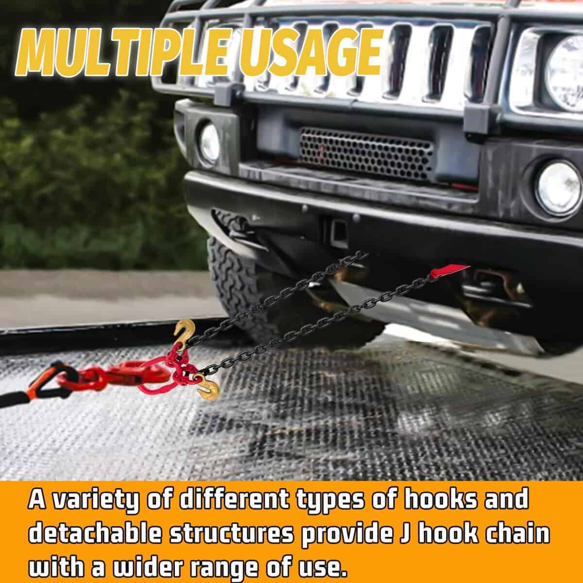 Cadena de remolque en V con eslabón de cadena de transporte - Imagen 6