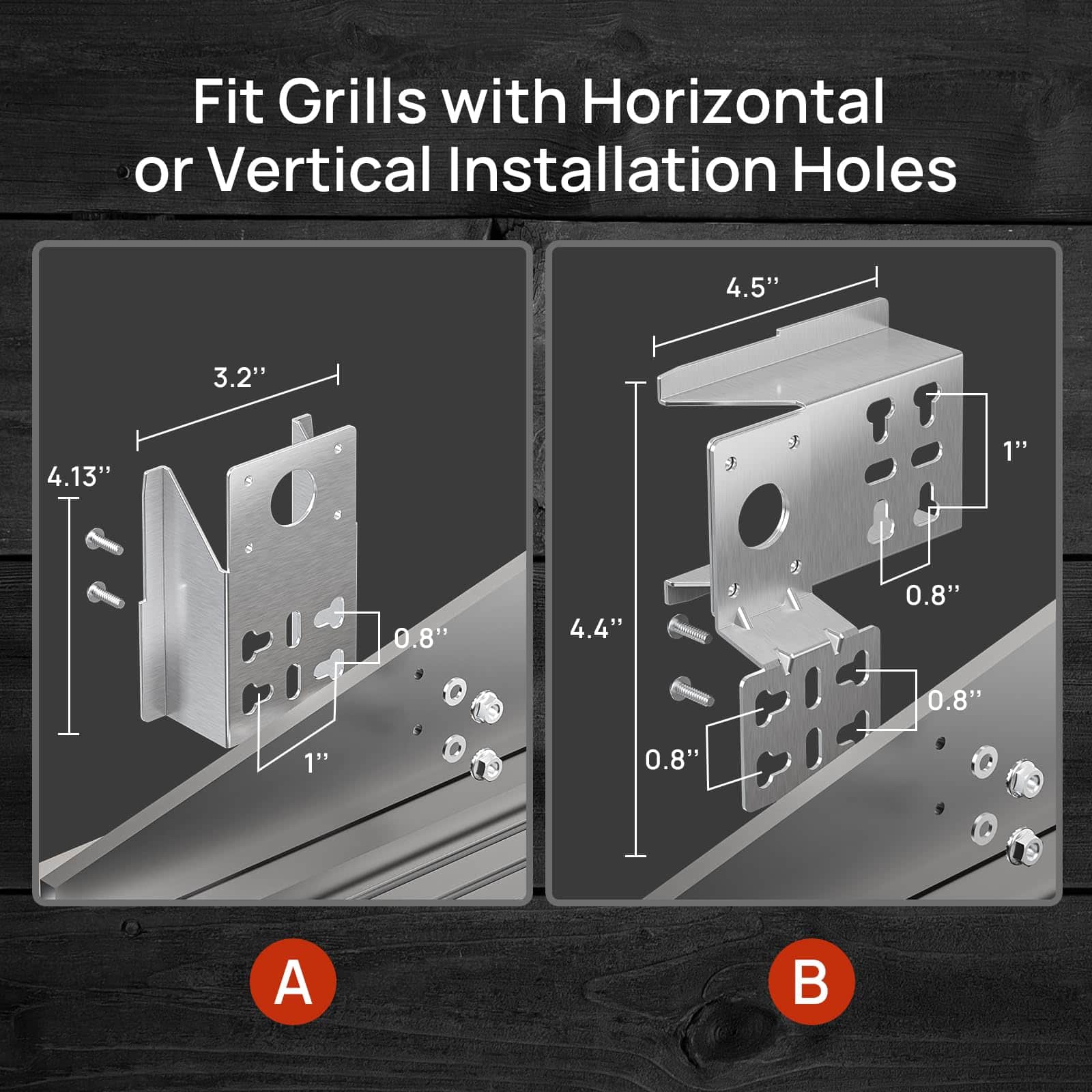Kit de Parrilla Giratoria de Acero Inoxidable -Acero Inoxida - Imagen 5
