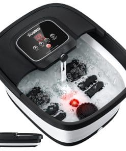 HOSPAN Bañera de Pies Plegable con Calor, Burbujas, Luz