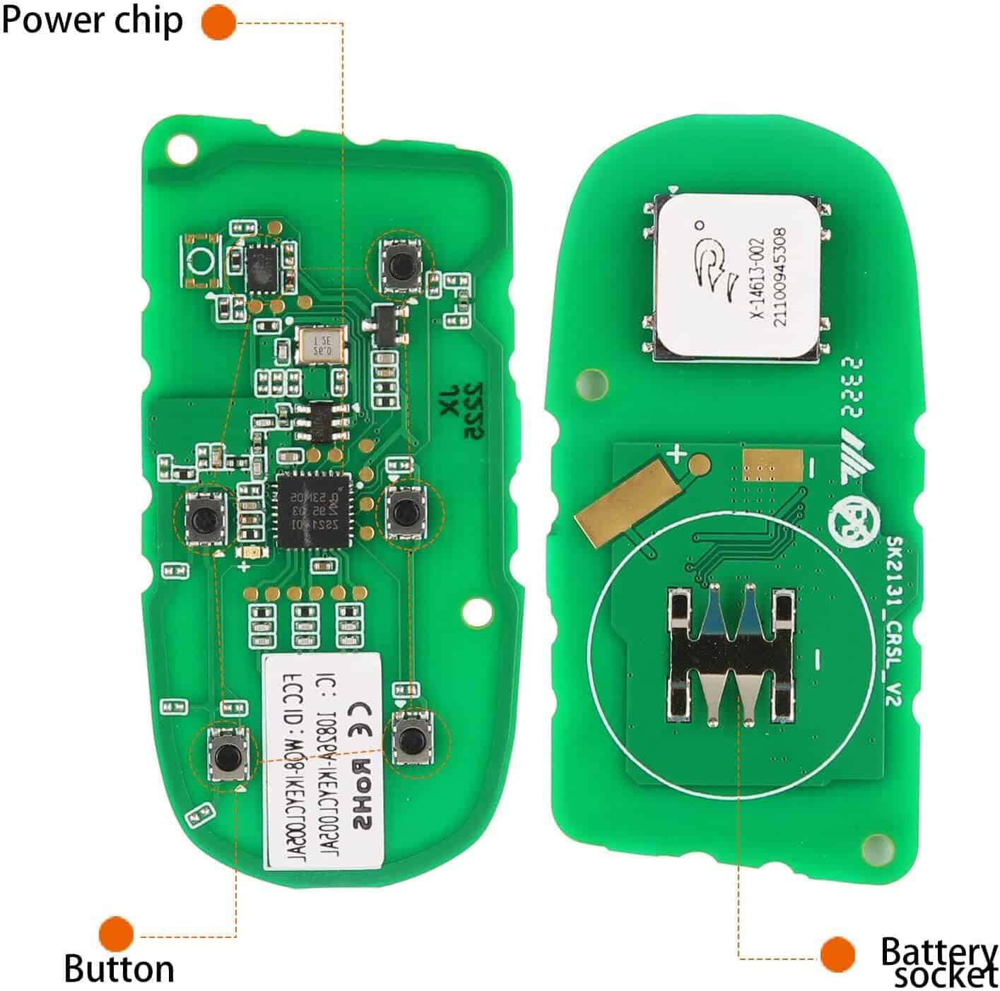 Autel IK?-y 5 Botones en Blanco 2025 Nuevo Control Remoto - Imagen 8