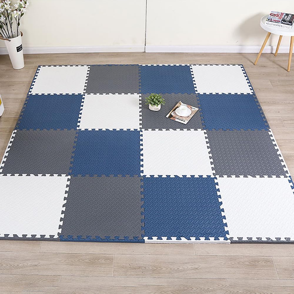 9 Baldosas de Espuma Entrelazadas de 1 -Blanco - Imagen 7